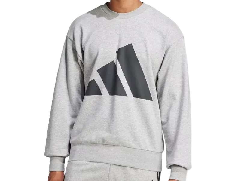Essentials BIG Logo French Terry Sweat Grey