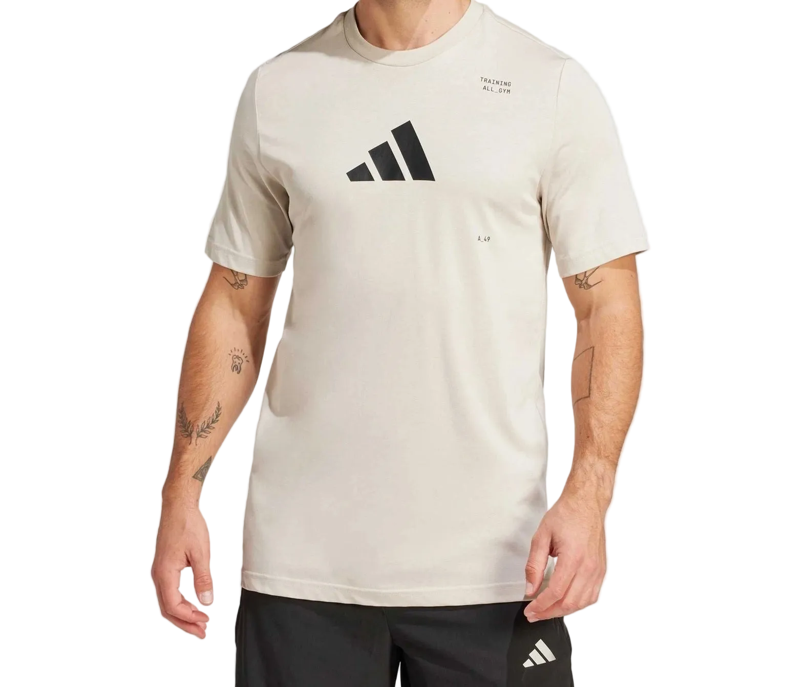 All Gym Category Graphic Tee Shirt Beige