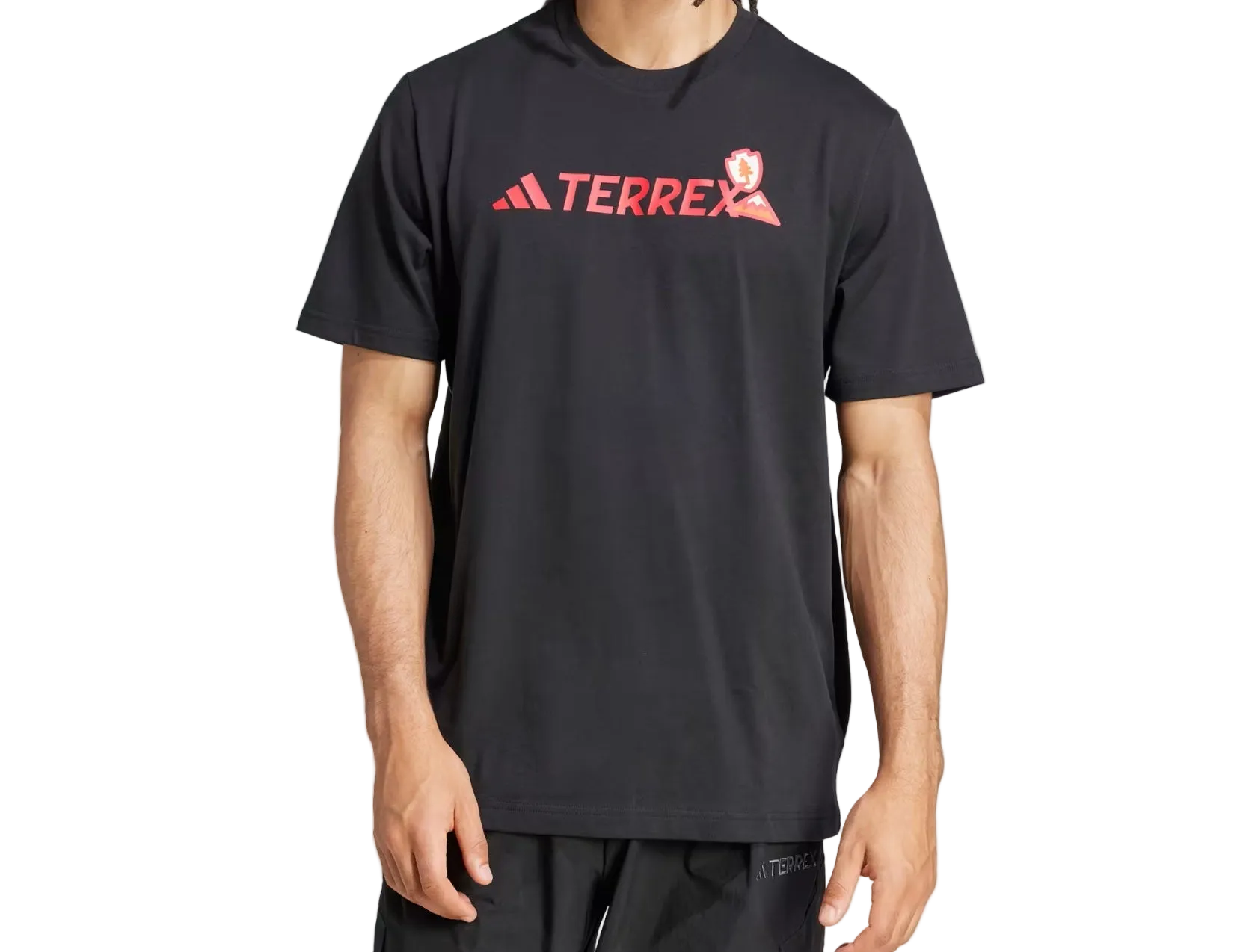 Terrex Graphic Tee Shirt Blk Red