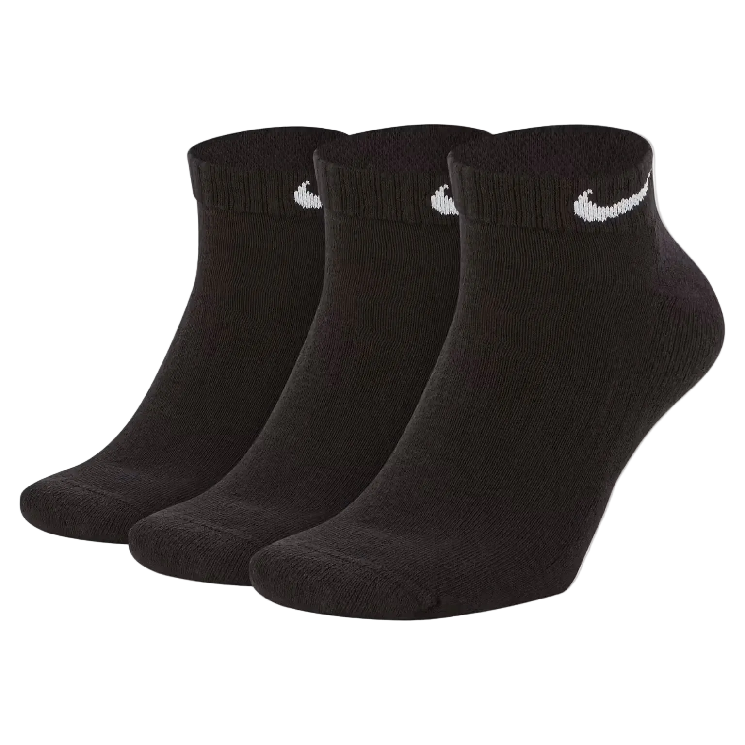 Everyday Cushioned Low 3 Pairs Sock Blk