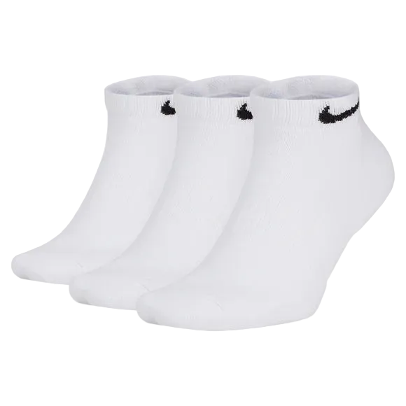 Everyday Cushioned Low 3 Pairs Socks Wht