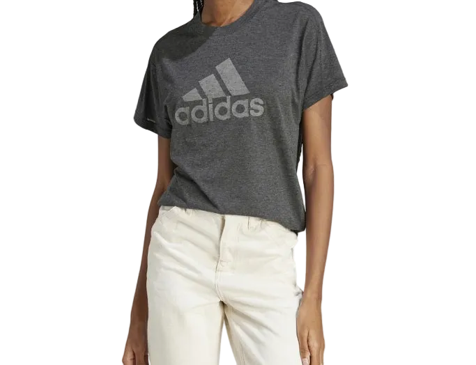 Future Icons Winner 3.0 Tee Shirt Blk Melange Women