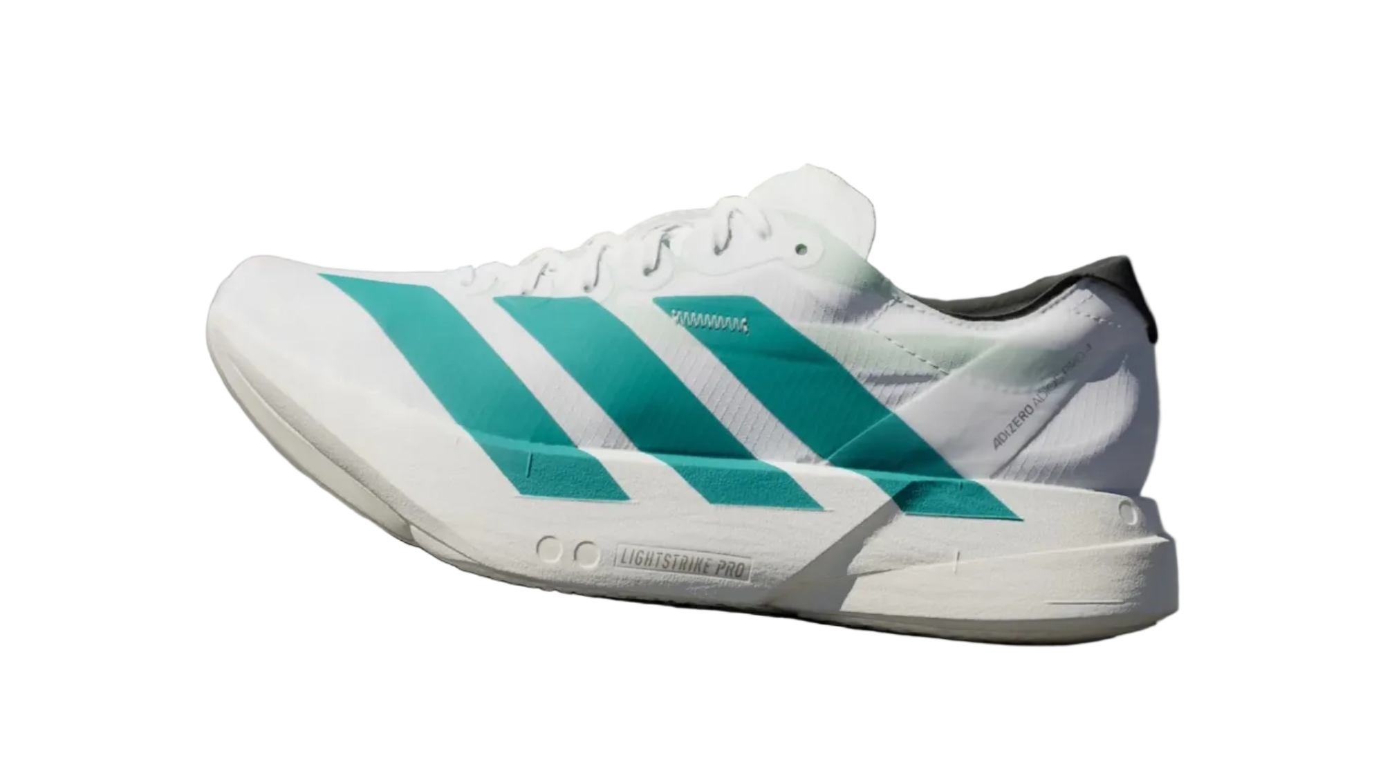 Adizero Adios Pro 4 White Pulse Teal Women