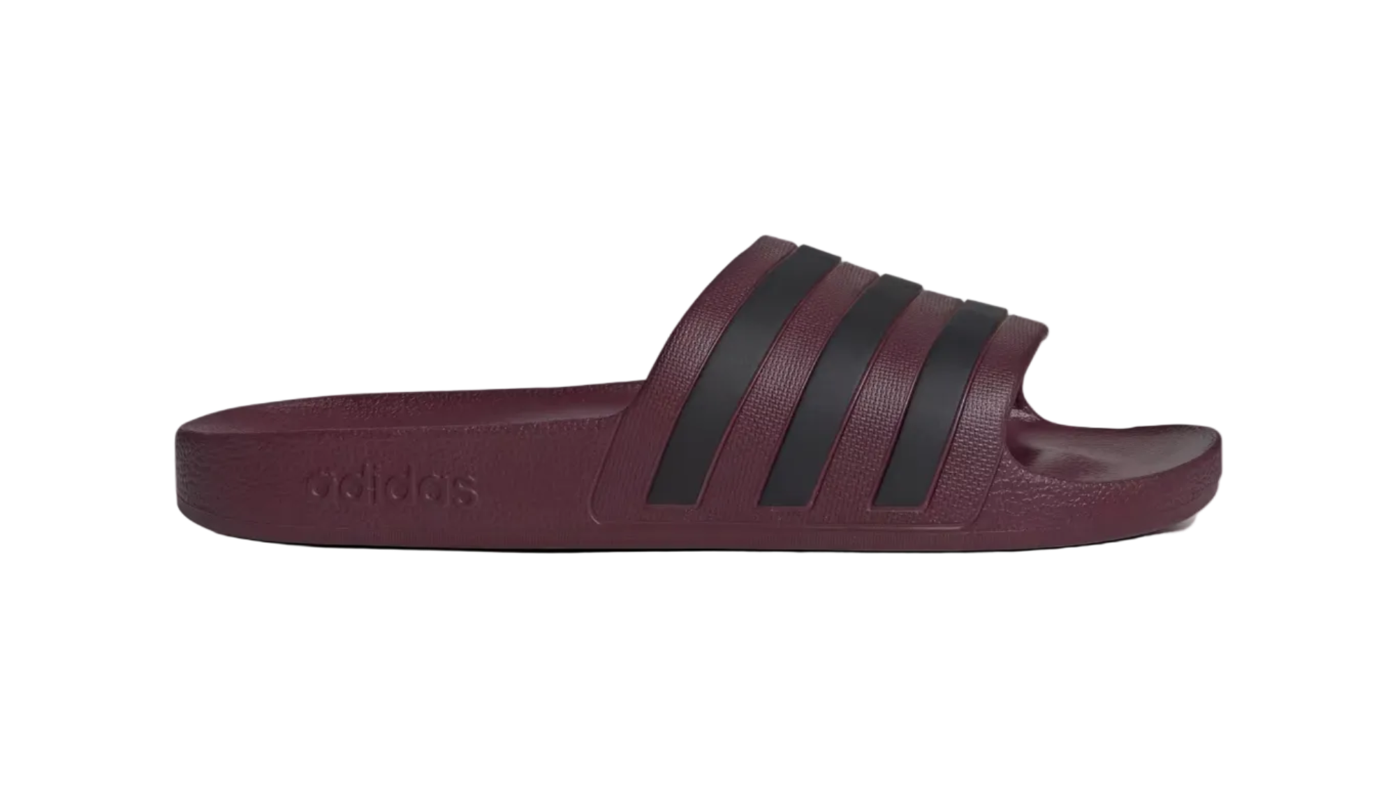 Adilette Aqua Maroon Black