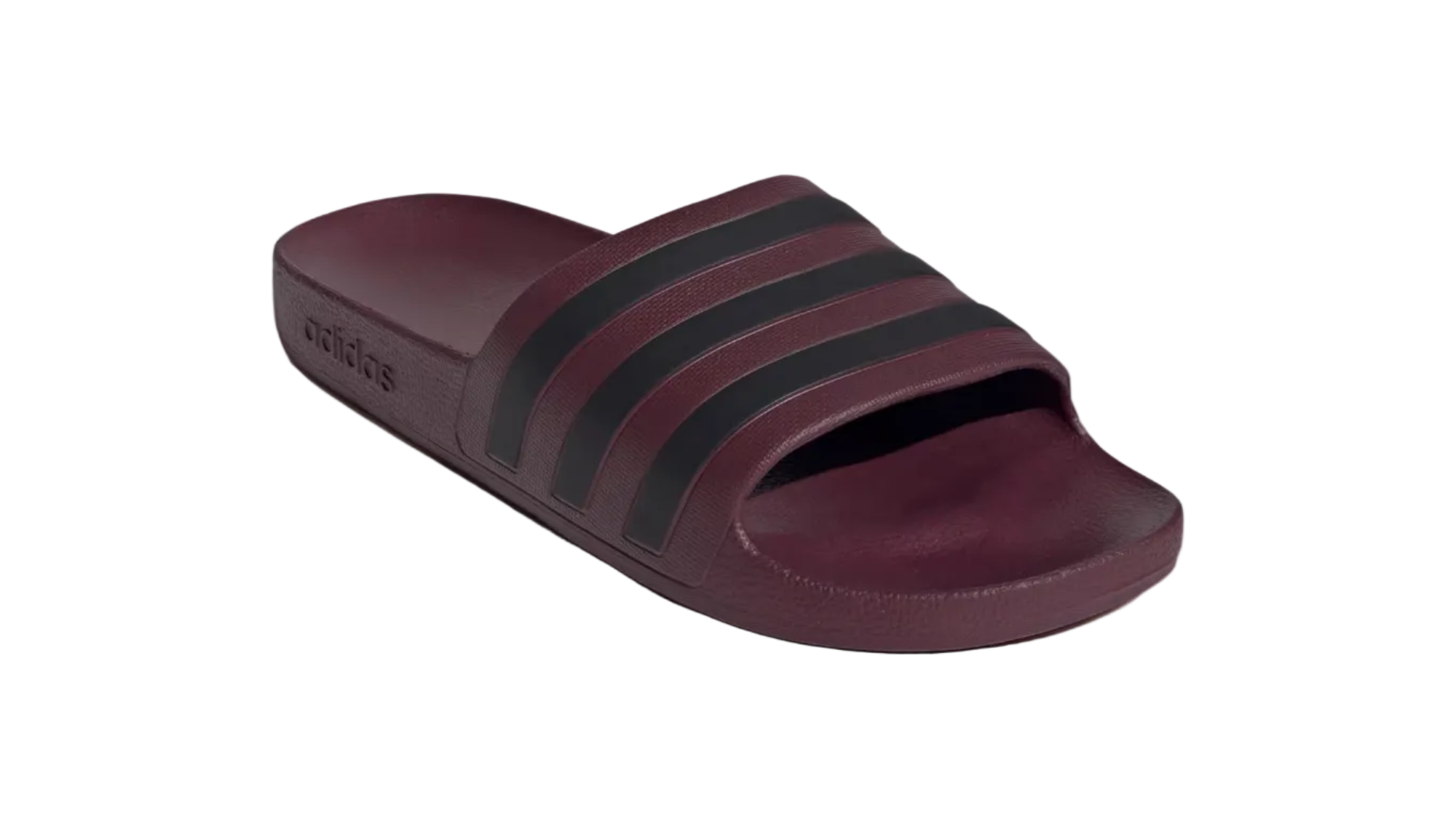 Adilette Aqua Maroon Black