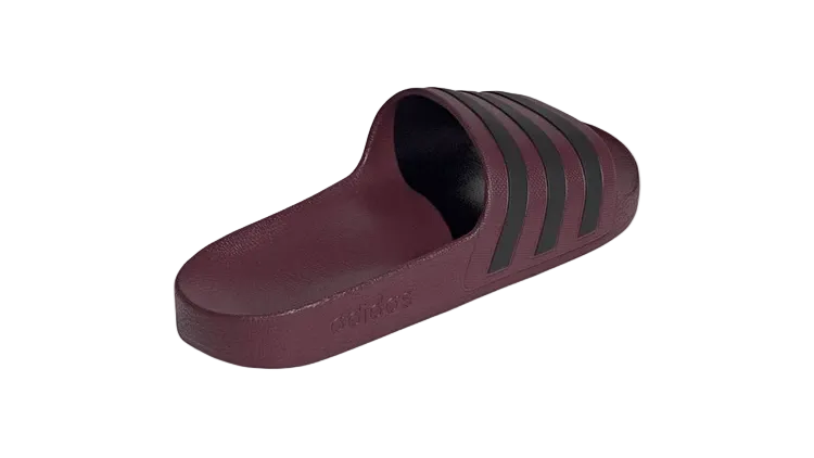 Adilette Aqua Maroon Black