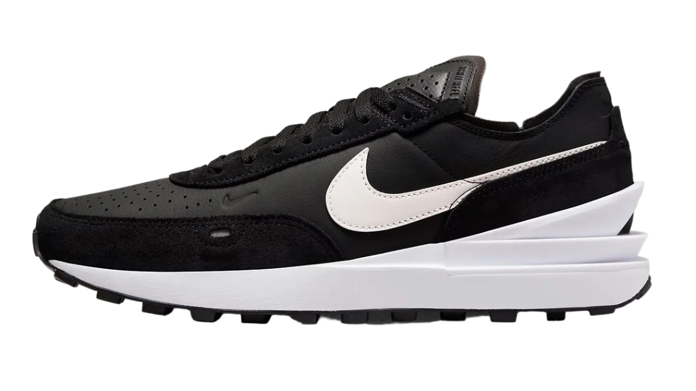 Waffle One Leather Blk/Wht